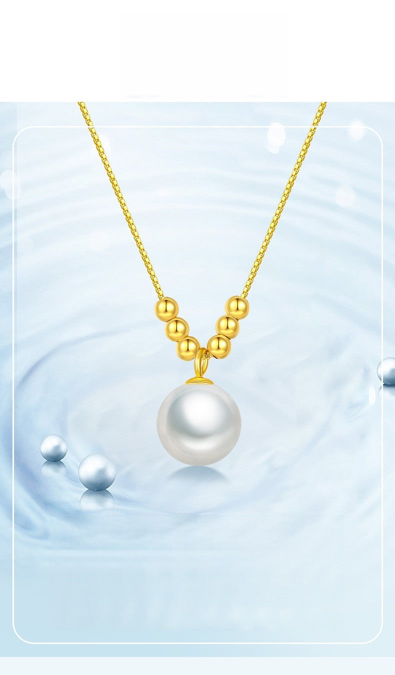 18K Gold Pearl Pendant