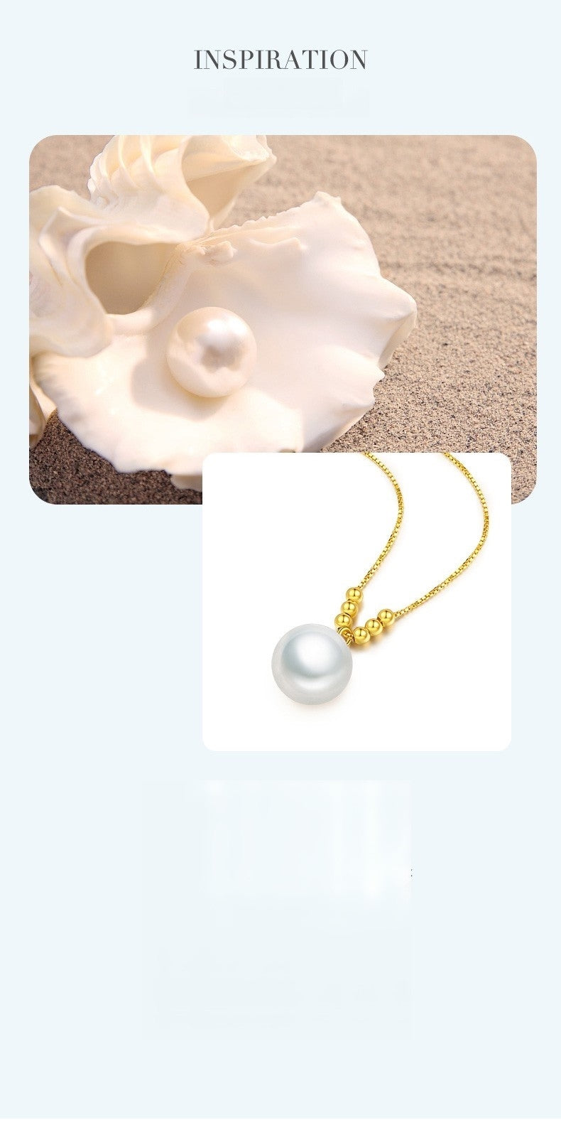 18K Gold Pearl Pendant