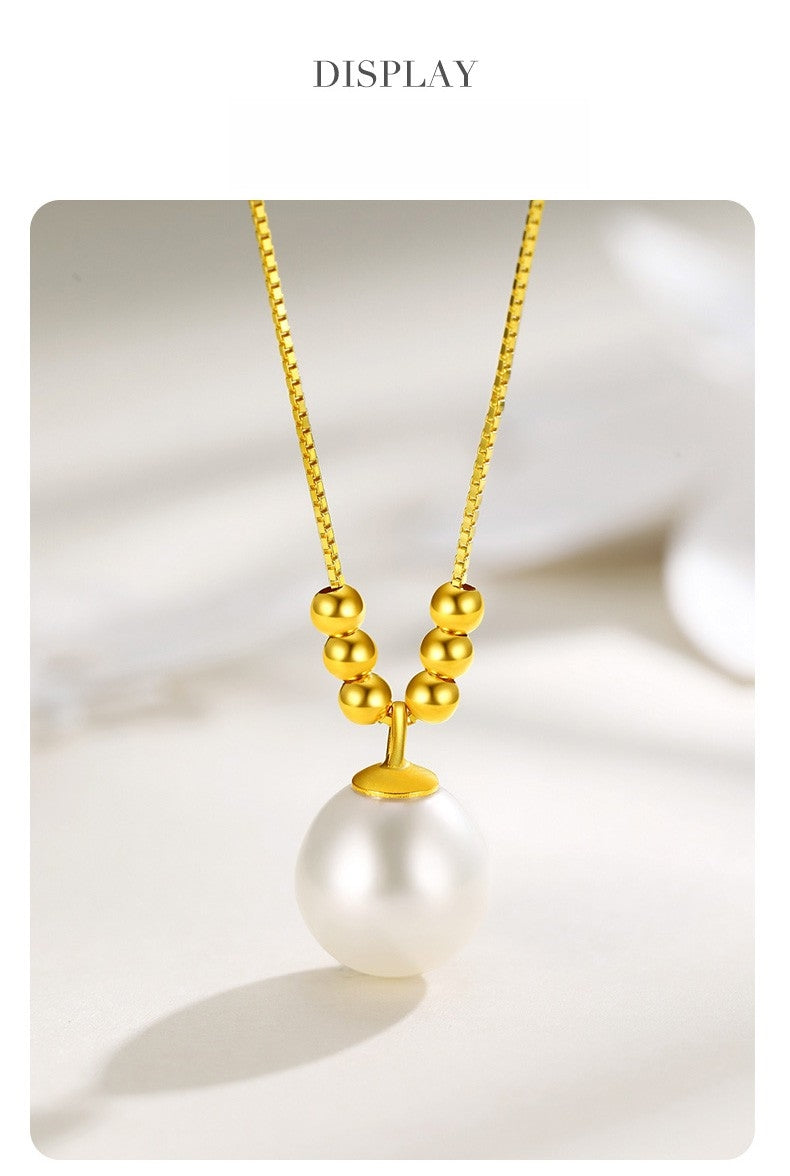 18K Gold Pearl Pendant