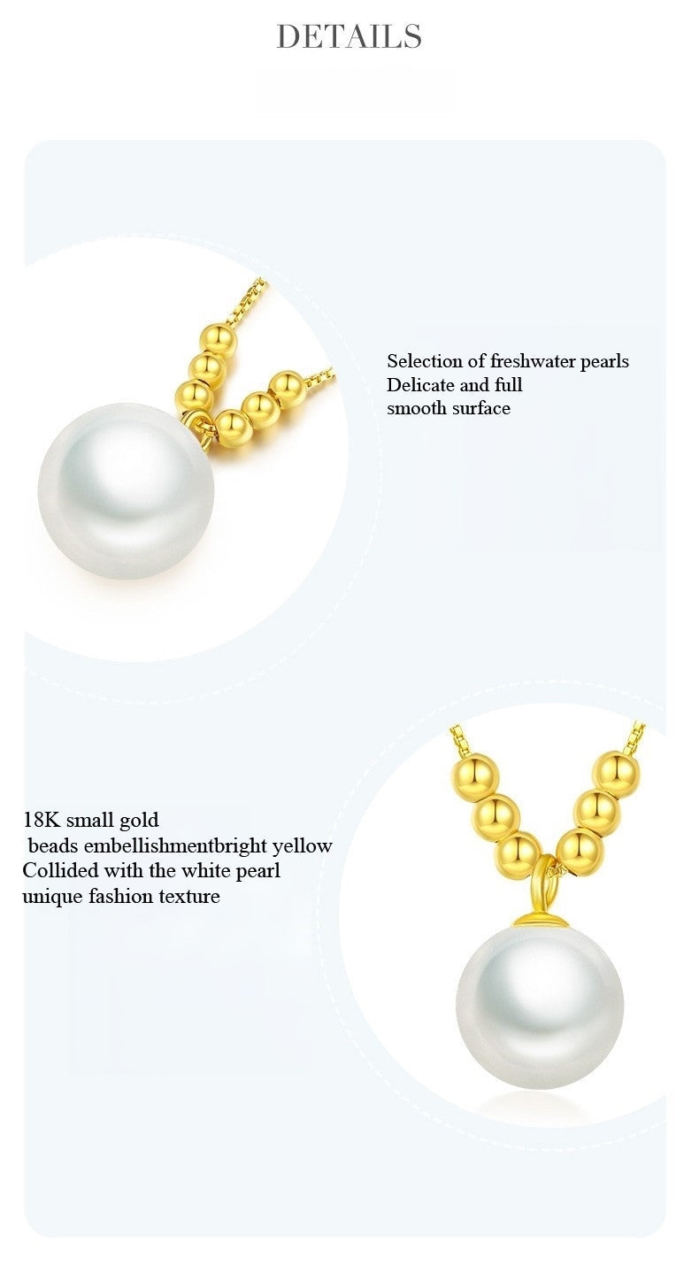 18K Gold Pearl Pendant