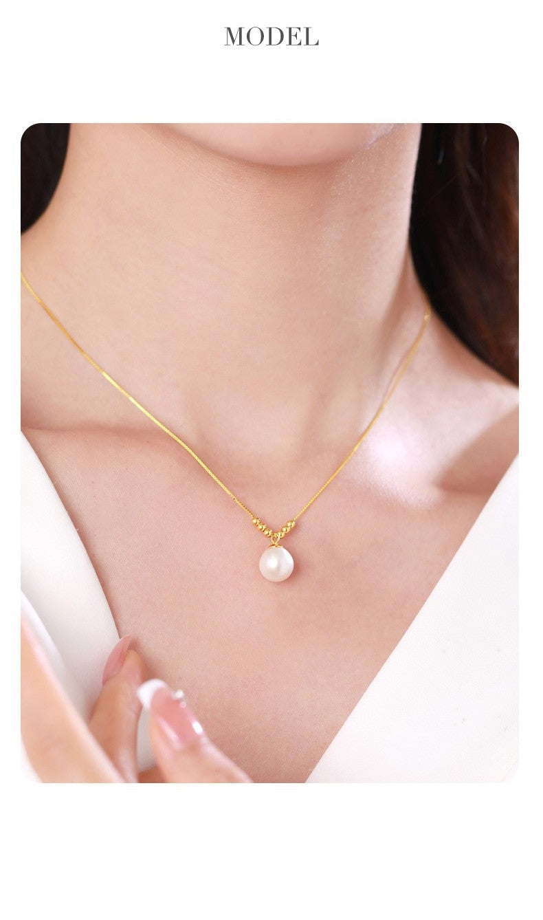 18K Gold Pearl Pendant